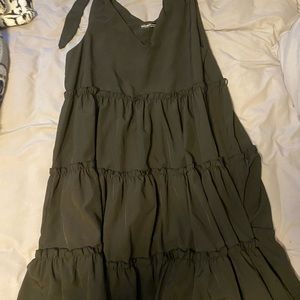 Shein, black flowy dress with tie straps. Size large. Never worn.